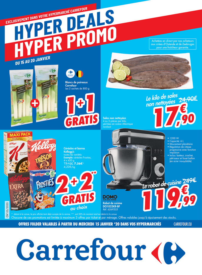 Folder Carrefour du 15/01/2020 au 27/01/2020 - Promotions de la semaine 3
