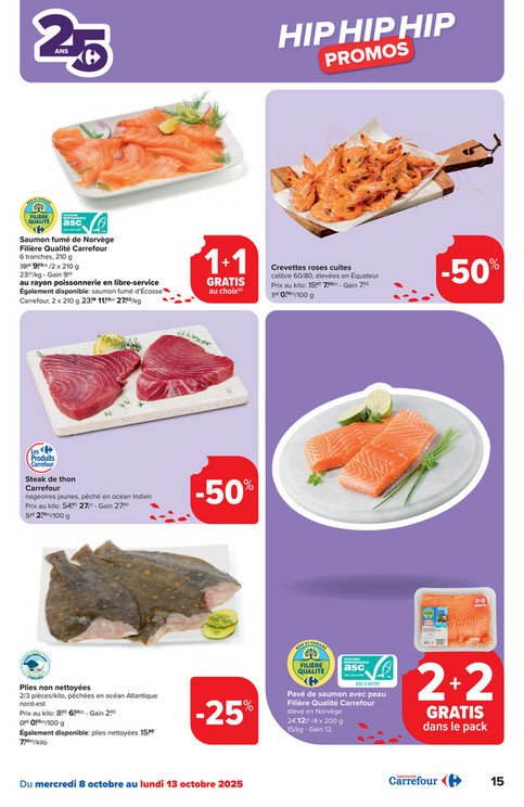 Saumon fumé de Norvège Filière Qualité Carrefour