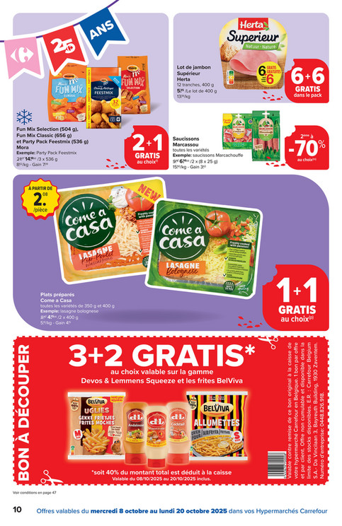 Fun Mix Selection (504 g), Fun Mix Classic (656 g) et Party Pack Feestmix (536 g) Mora