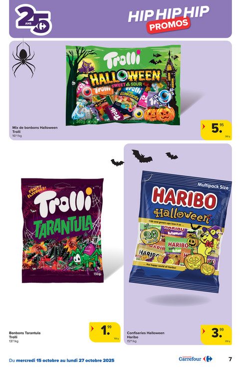 Mix de bonbons Halloween Trolli