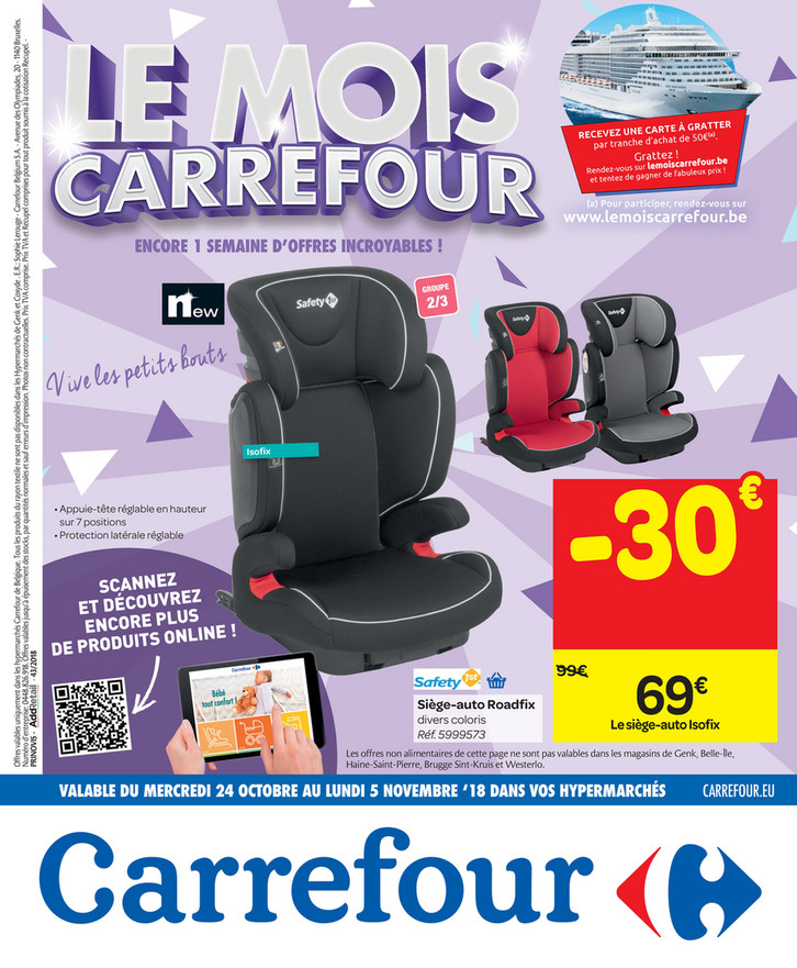 Folder Carrefour du 24/10/2018 au 05/11/2018 - Promotions de la semaine 43