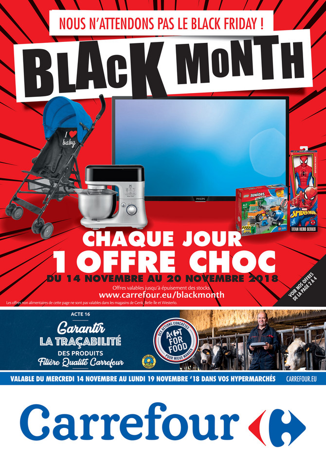 Folder Carrefour du 14/11/2018 au 20/11/2018 - Promotions de la semaine 46