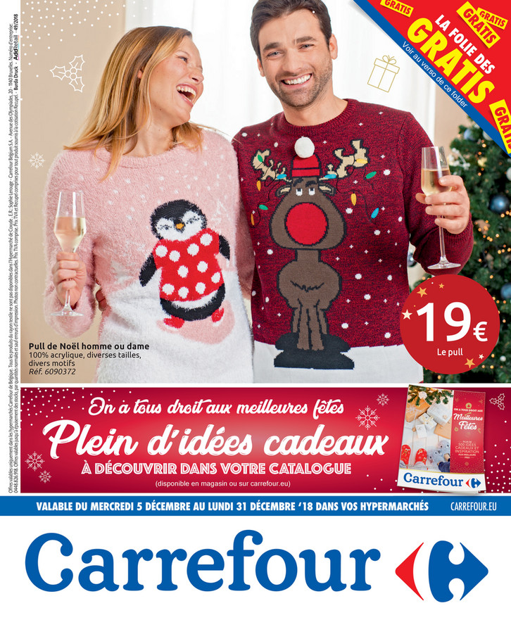 Folder Carrefour du 05/12/2018 au 31/12/2018 - Plein d'idées cadeaux