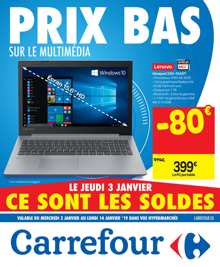 Folder Carrefour du 02/01/2019 au 14/01/2019 - Promotions de la semaine 2