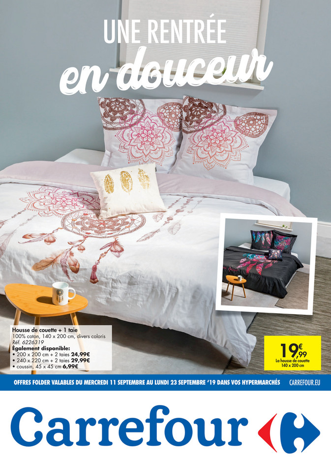 Folder Carrefour du 11/09/2019 au 23/09/2019 - Focus Bazar