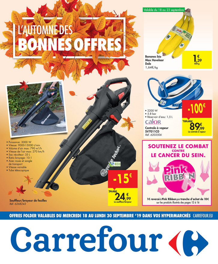 Folder Carrefour du 18/09/2019 au 30/09/2019 - Promotions de la semaine 38