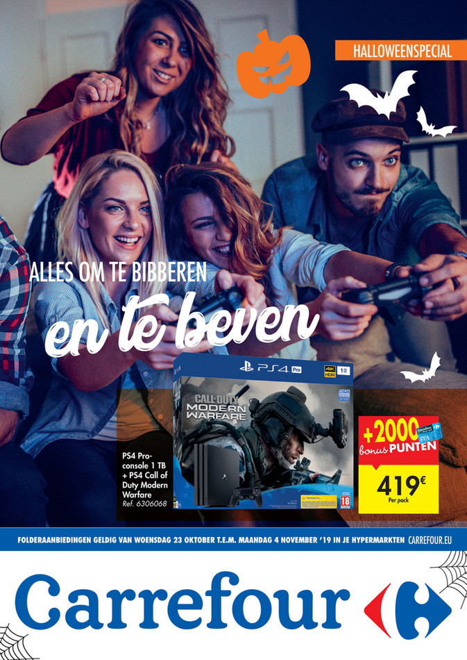 Carrefour folder van 23/10/2019 tot 04/11/2019 - Halloween