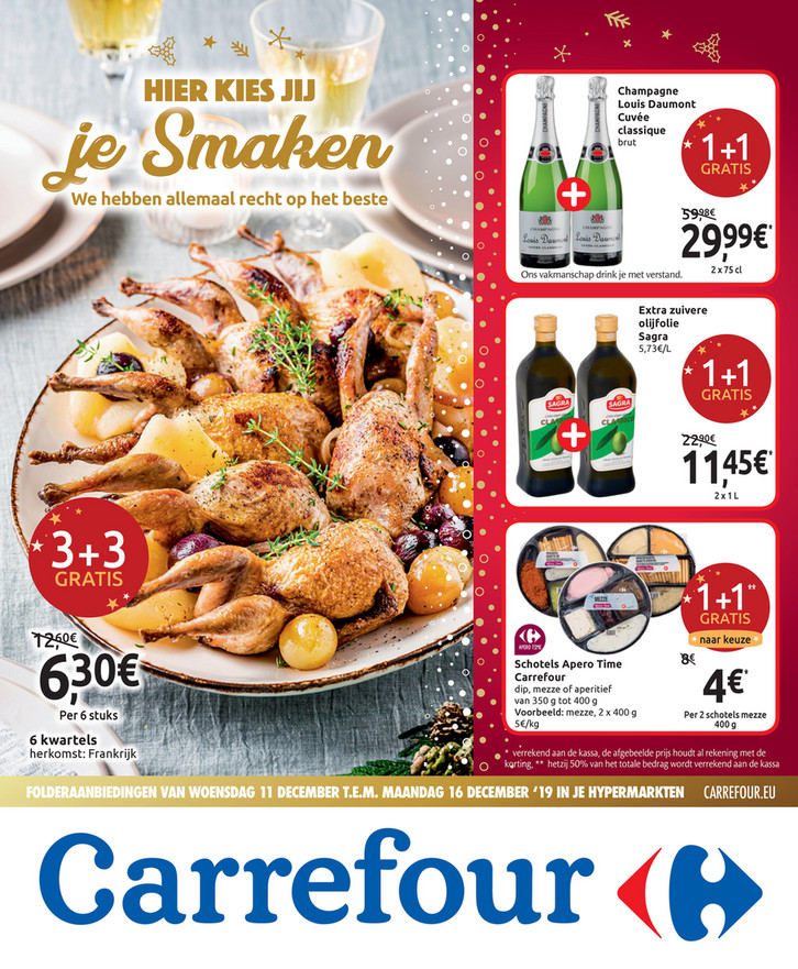 Carrefour folder van 11/12/2019 tot 16/12/2019 - Weekpromoties 50