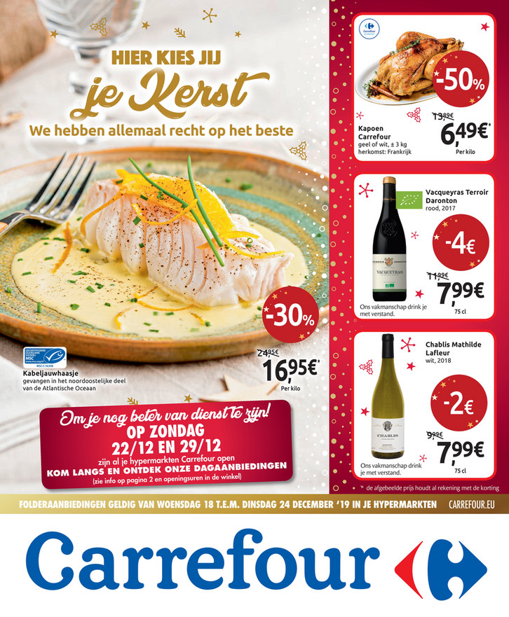 Carrefour folder van 18/12/2019 tot 24/12/2019 - Weekpromoties 51
