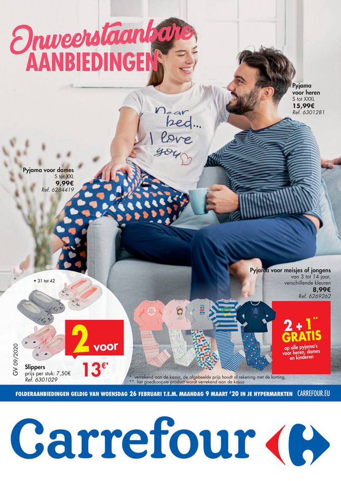 Carrefour folder van 26/02/2020 tot 09/03/2020 - Weekpromoties kleding 10