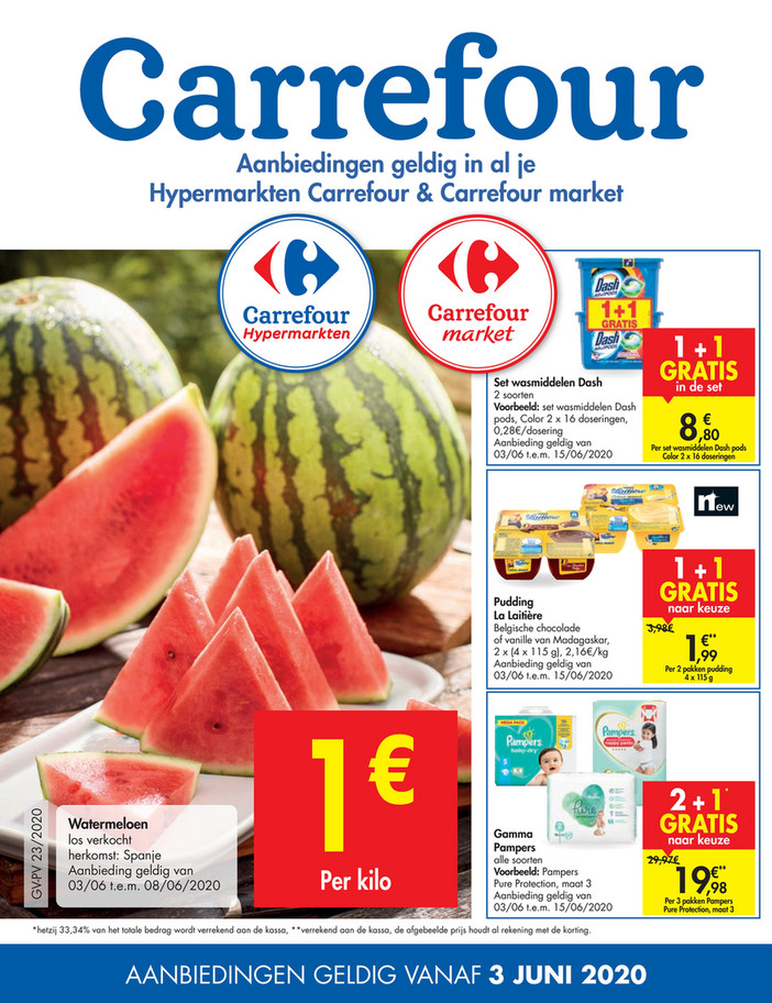 Carrefour folder van 03/06/2020 tot 08/06/2020 - Weekpromoties 23