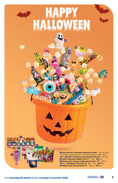 Gemouleerde chocolade Halloween Kinder