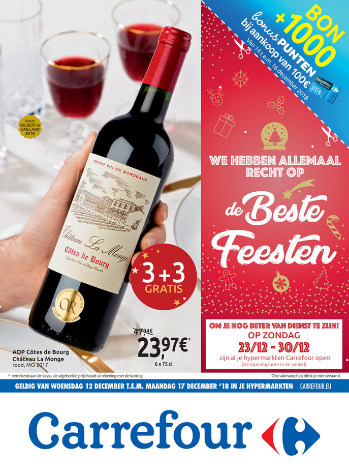 Carrefour folder van 12/12/2018 tot 17/12/2018 - Weekpromoties 50a