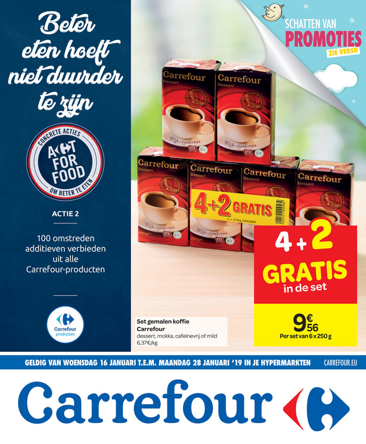 Carrefour folder van 16/01/2019 tot 28/01/2019 - weekpromoties 4a