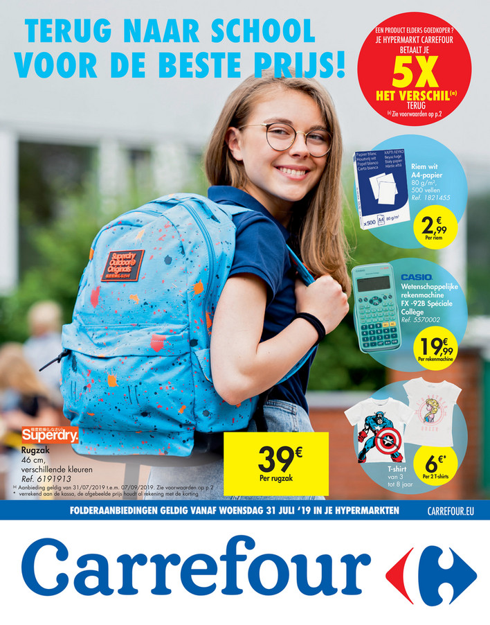Carrefour folder van 31/07/2019 tot 07/09/2019 - Weekpromoties 31