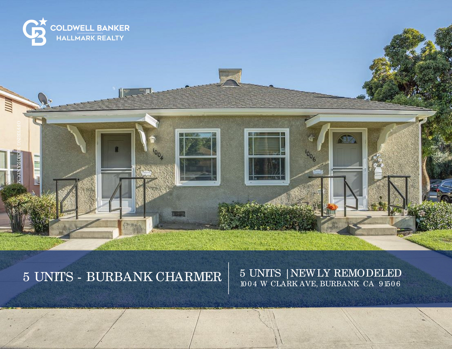 Coldwell Banker Hallmark Realty 5UNITSBurbankCharmer Page 1