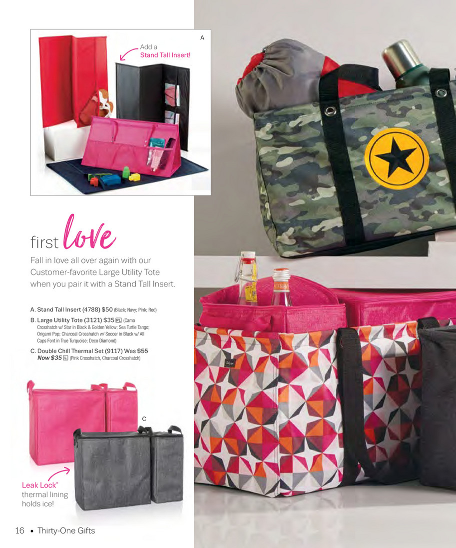 Charcoal Crosshatch - Large Utility Tote - Thirty-One Gifts