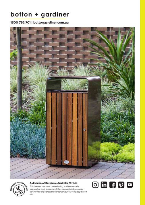 BOTTON + GARDINER | The Bin People | Rubbish And Recycling Bin Range ...