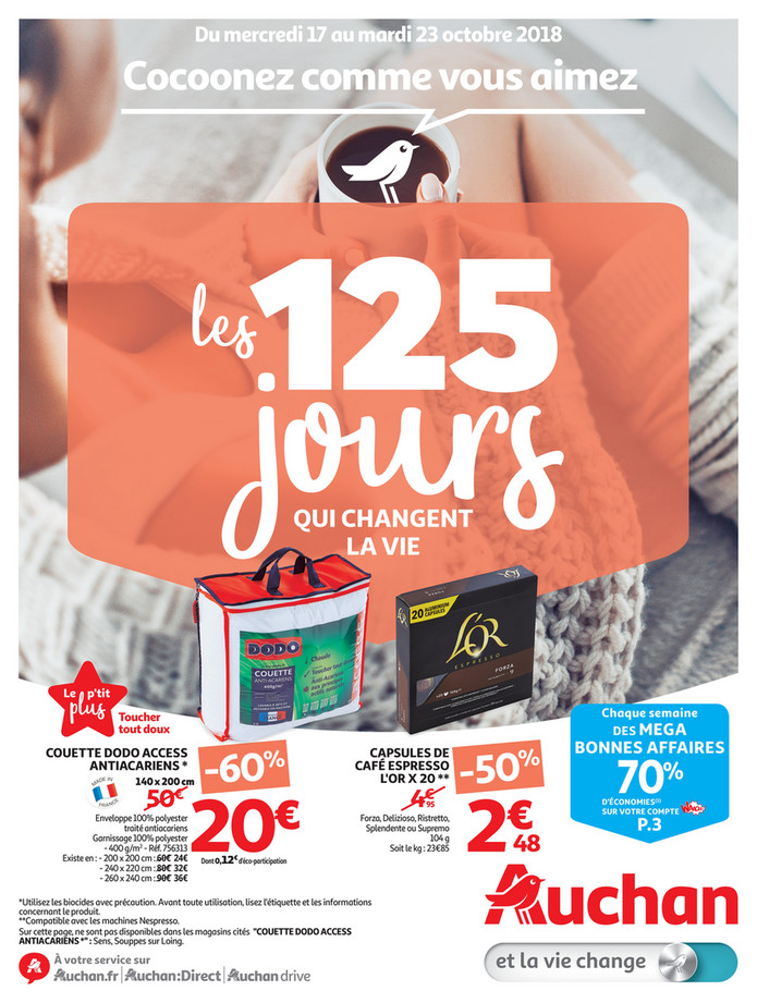 Folder Auchan du 17/10/2018 au 23/10/2018 - Poissonnerie