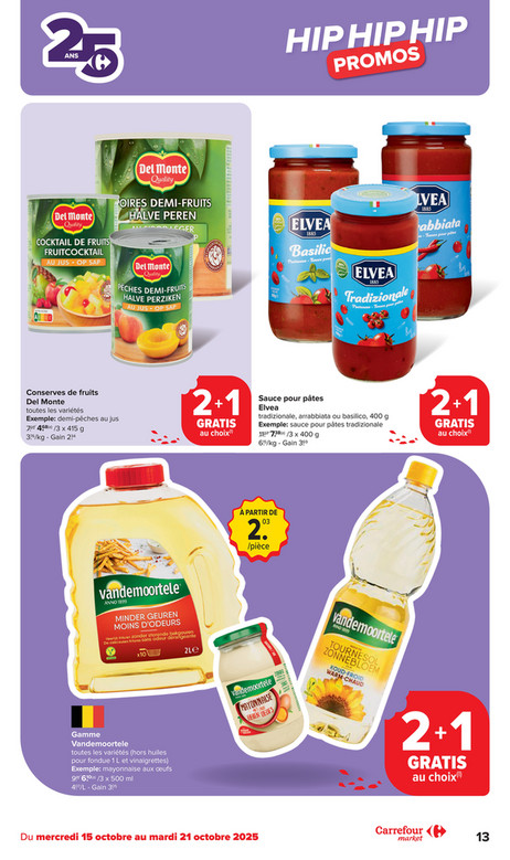 Conserves de fruits Del Monte