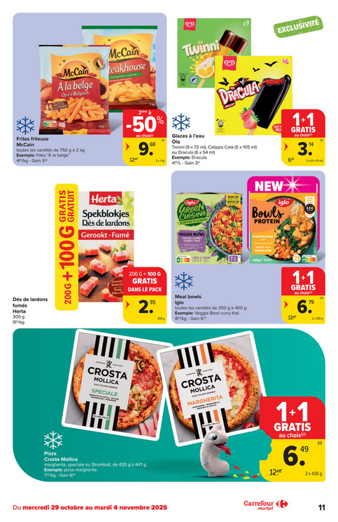 Frites friteuse McCain