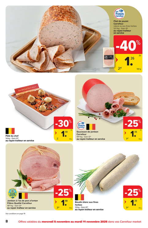 Filet de poulet Carrefour