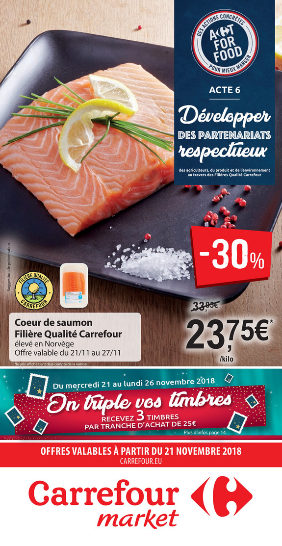 Folder Carrefour Market  du 19/11/2018 au 27/11/2018 - Promotions de la semaine 47