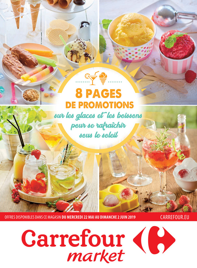 Folder Carrefour Market  du 22/05/2019 au 02/06/2019 - Promotions de la semaine 21