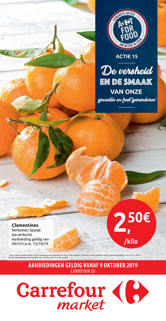 Carrefour Market folder van 09/10/2019 tot 15/10/2019 - Weekpromoties 42