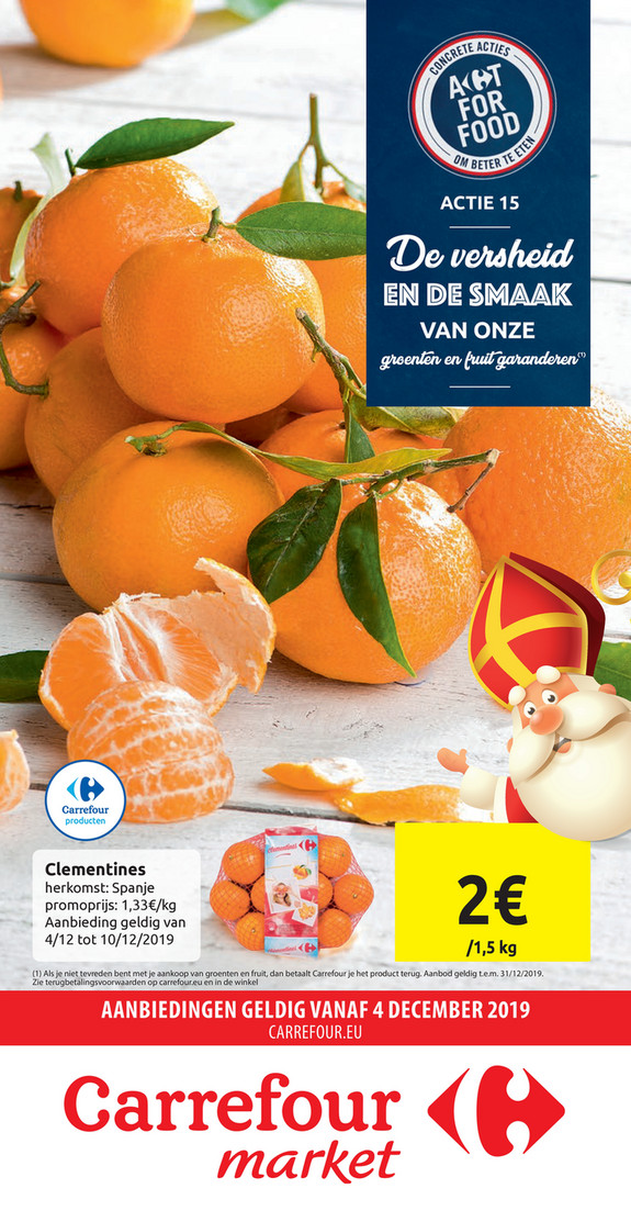 Carrefour Market folder van 04/12/2019 tot 15/12/2019 - Weekpromoties 49