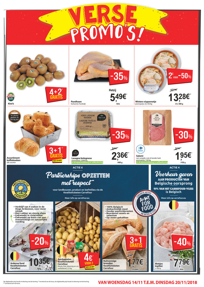Carrefour Market folder van 14/11/2018 tot 20/11/2018 - weekpromoties