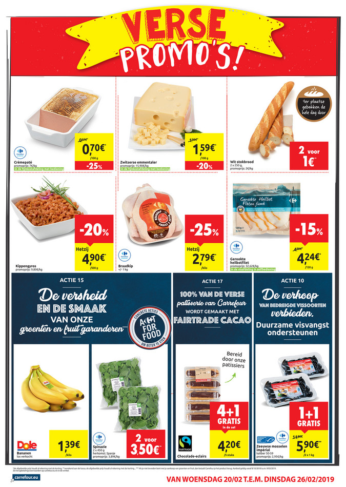 Carrefour Market folder van 20/02/2019 tot 26/02/2019 - Weekpromoties 8