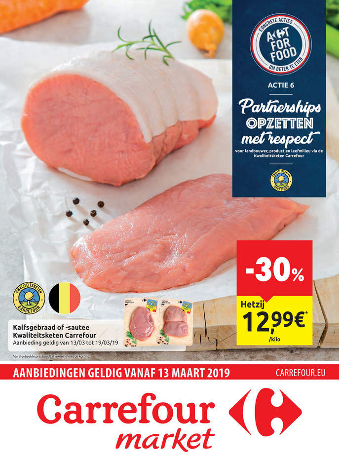 Carrefour Market folder van 13/03/2019 tot 24/03/2019 - Weekpromoties 11