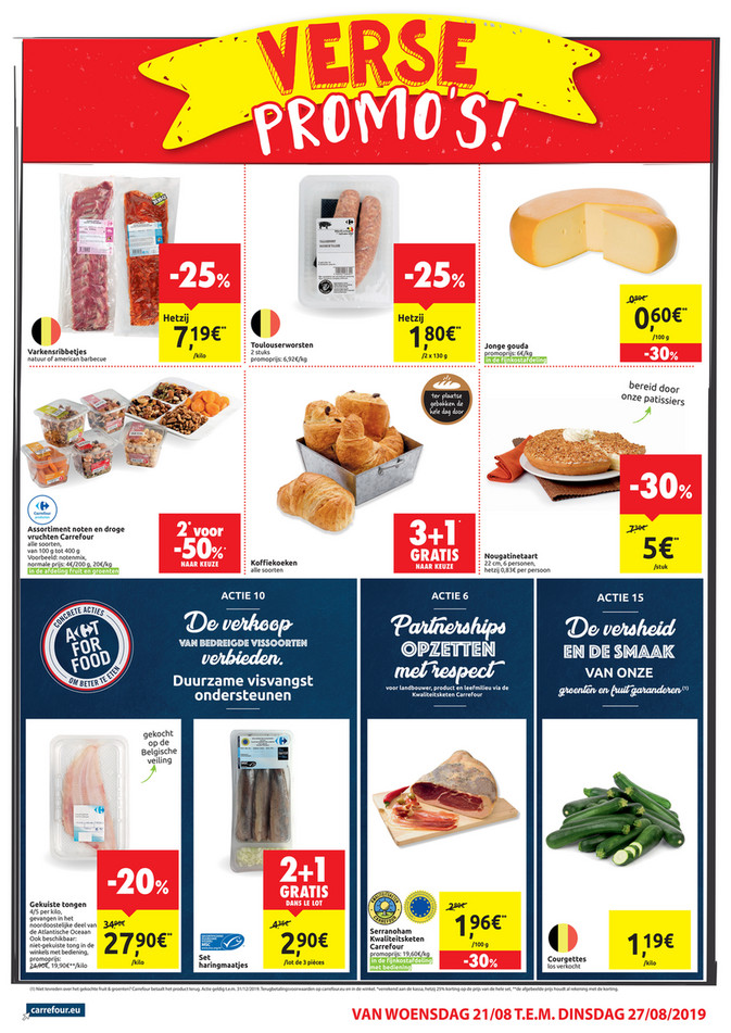 Carrefour Market folder van 21/08/2019 tot 28/08/2019 - Weekpromoties 34