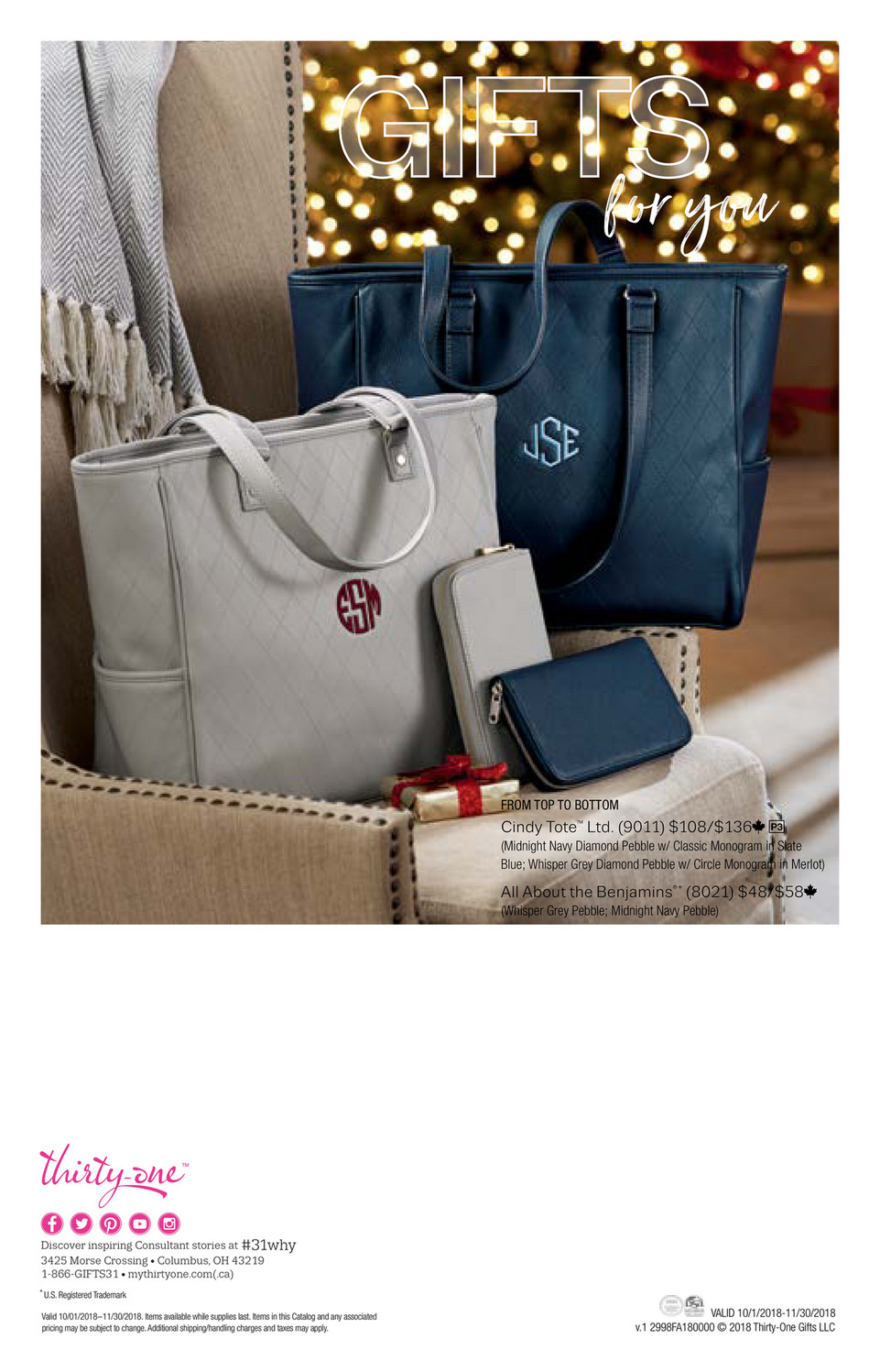 Thirty one shop cindy tote 2019