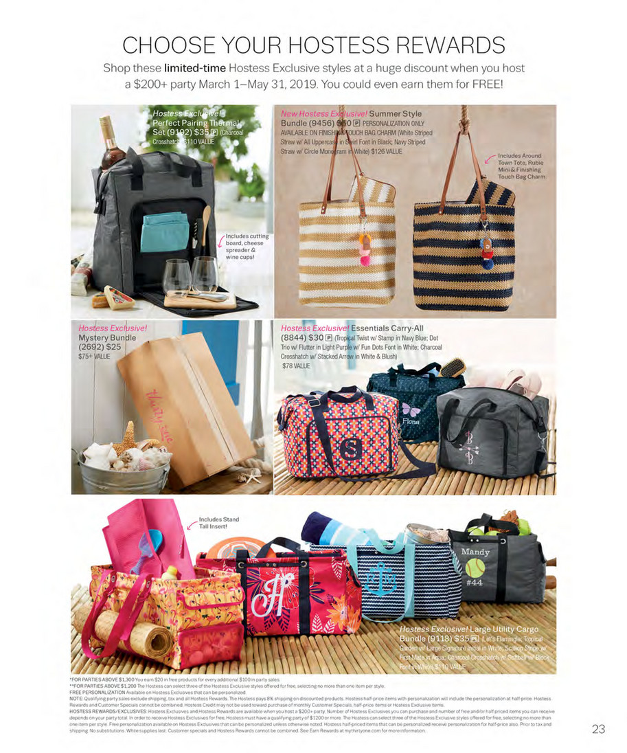 Thirty One Essentials Carry-All (Hostess Exclusive) in Dot Trio