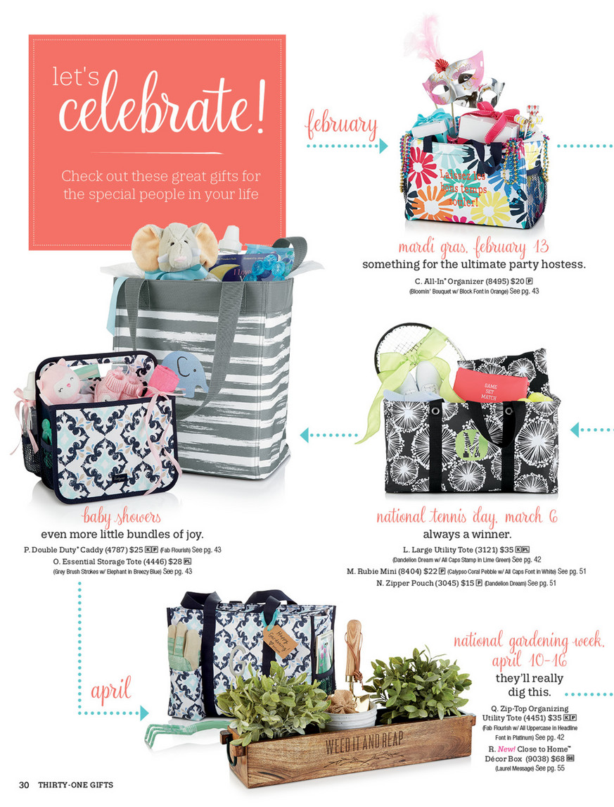 Thirty-One August 2018 Customer & Hostess Specials - 31 Gifts by