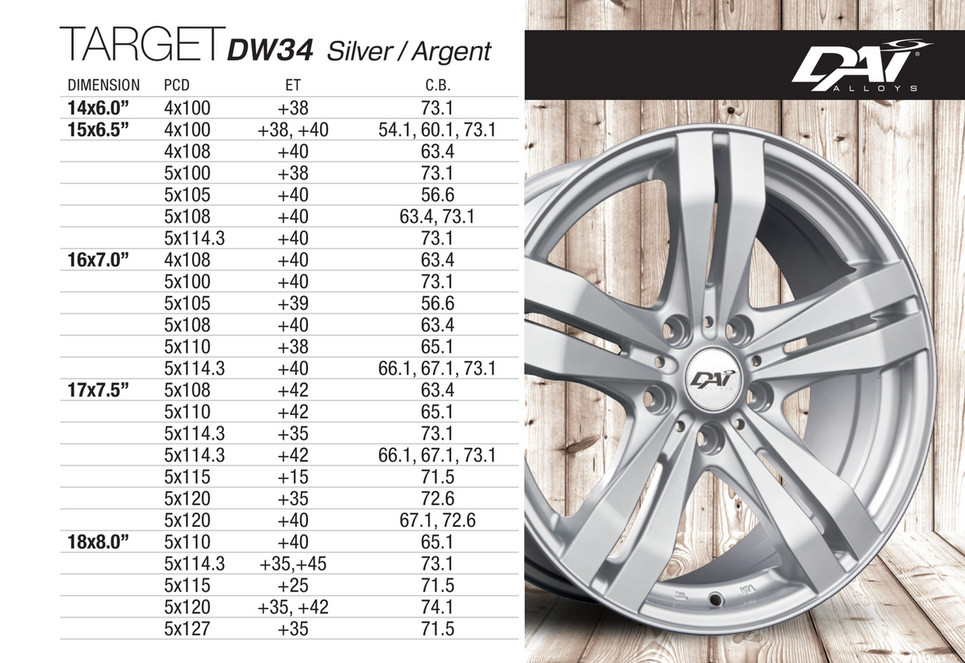 Granauto Parts - DAI Alloys Wheels - Page 8-9 - Created with Granauto Parts - DAI Alloys Wheels - Page 8-9 - Created with