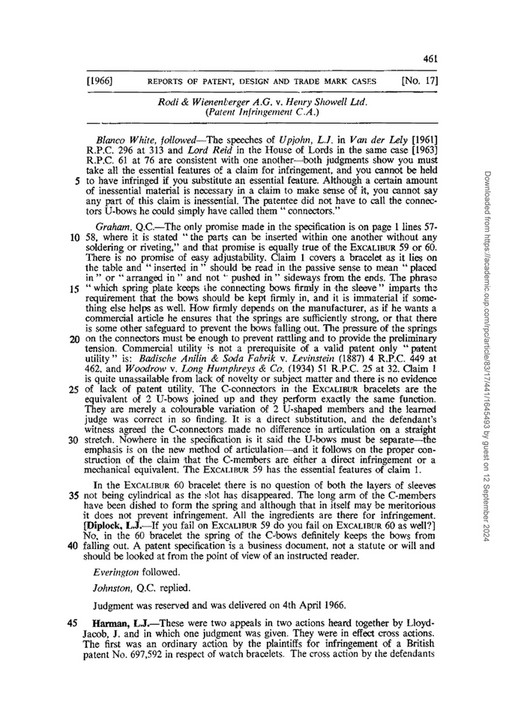 AJAY AMITABH SUMAN - Rodi and Wienenberger A.G. Vs Henry Showell Ltd ...