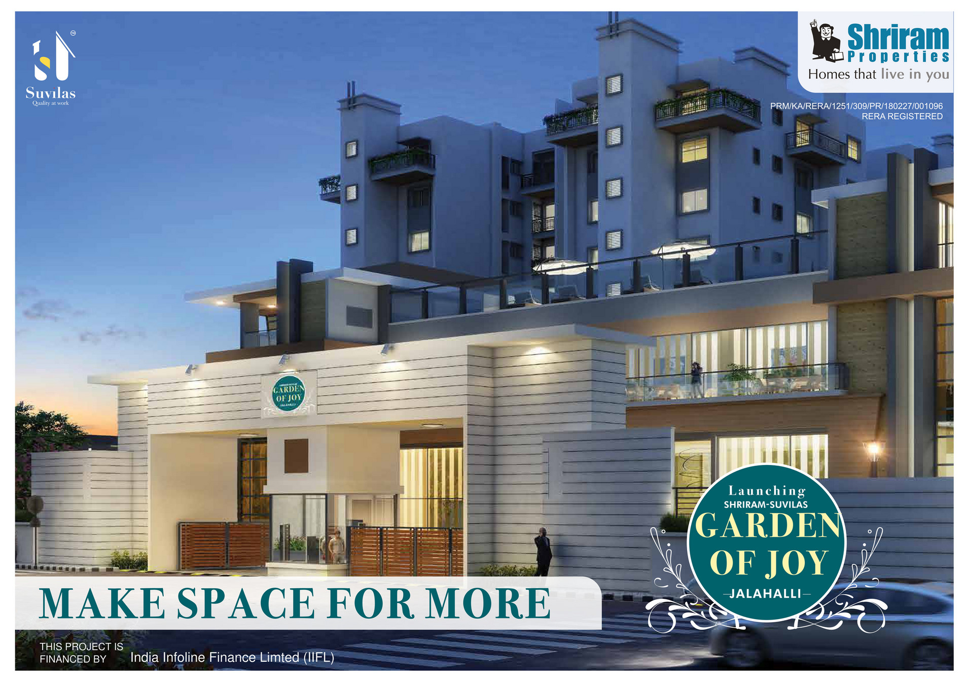Apartments in Jalahalli Shriram Suvilas Palms Shriram Properties