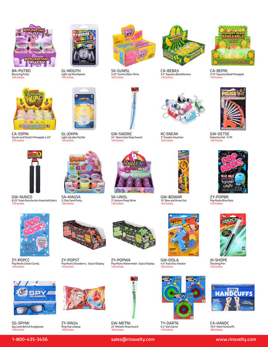 Rhode Island Novelty Redemption Top 200 Page 45