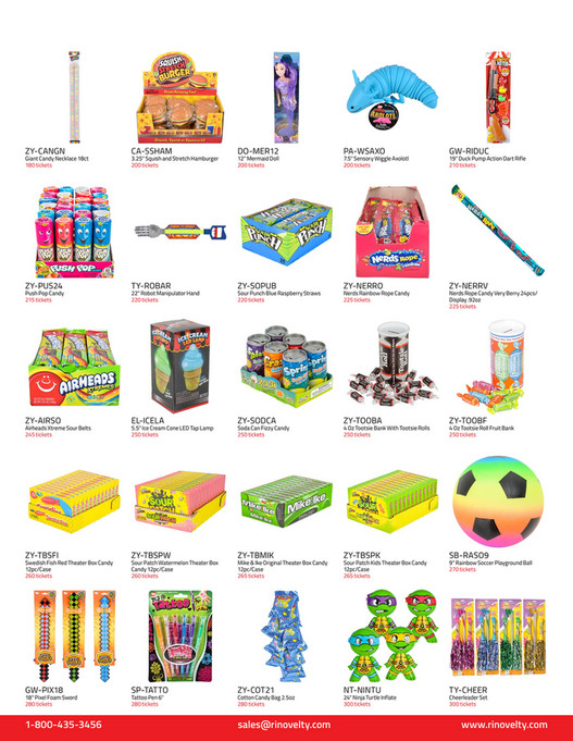 Rhode Island Novelty Redemption Top 200 Page 67