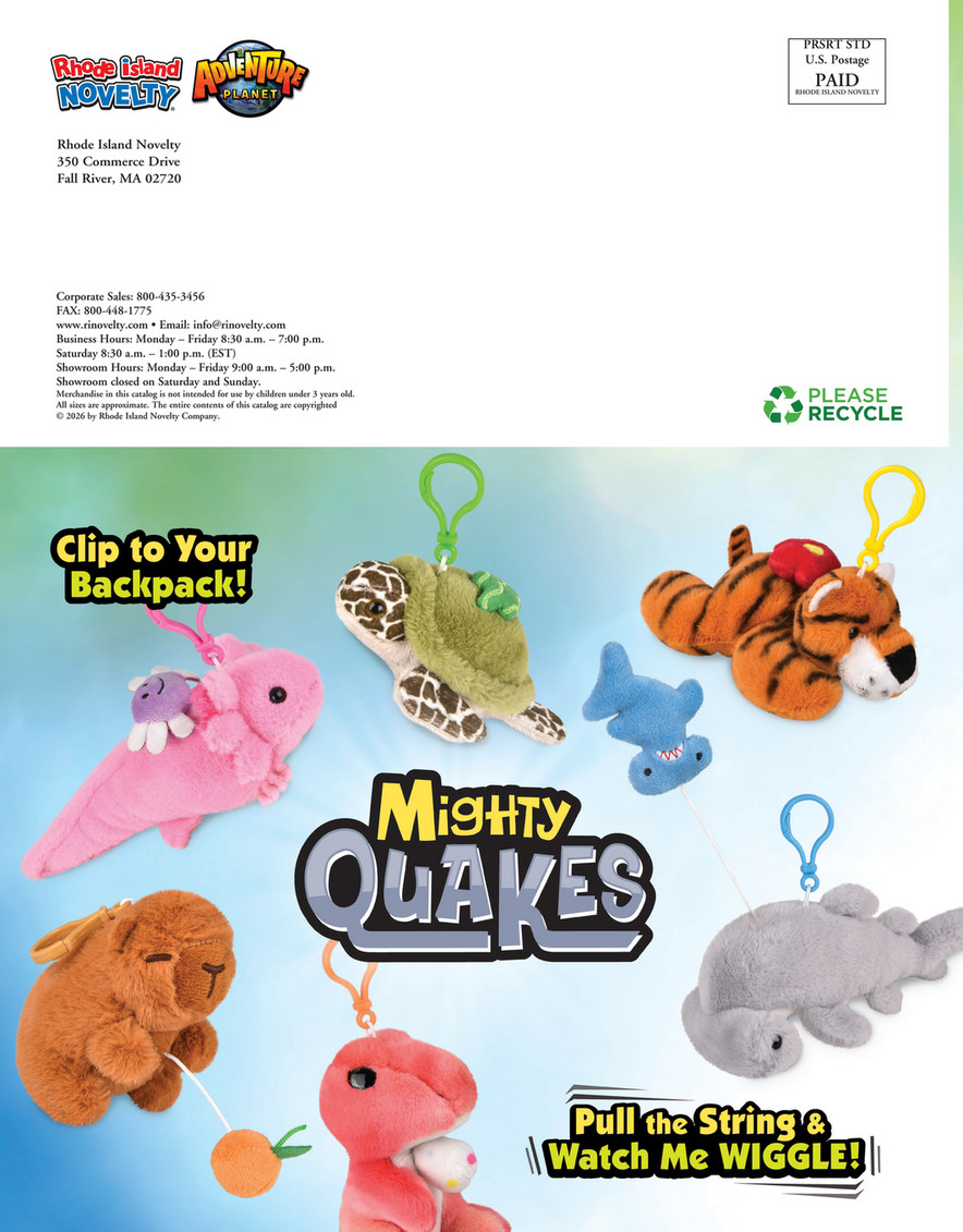 Rhode Island Novelty - Adventure Planet New Items 2026 - Page 14-15