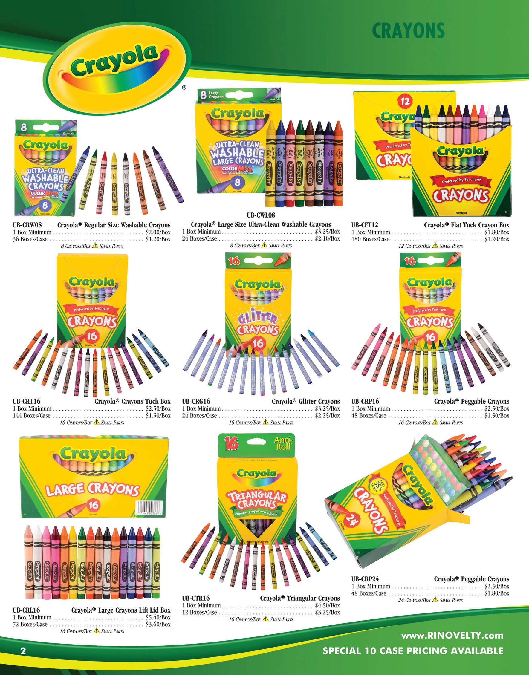 Crayola Washable Crayons 12 Set - RISD Store