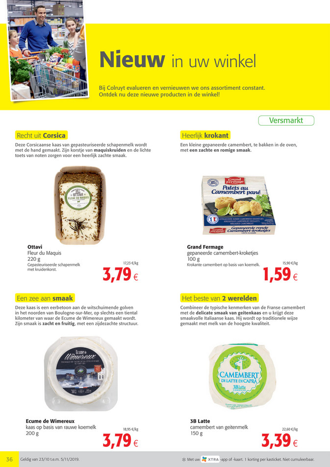 Colruyt folder van 23/10/2019 tot 05/11/2019 - NIEUWE PRODUCTEN
