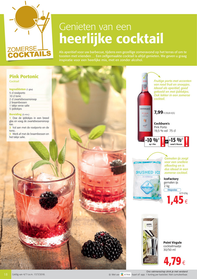 Colruyt folder van 04/07/2018 tot 17/07/2018 - genieten van een heerlijke cocktail.pdf