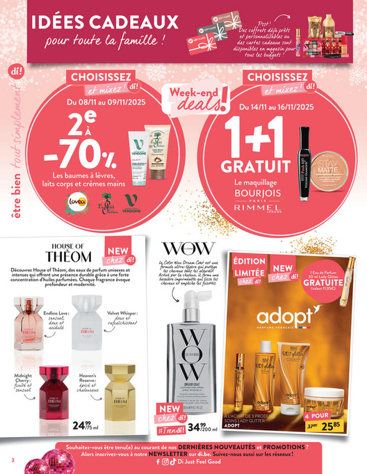 Les baumes à lèvres, laits corps et crèmes mains