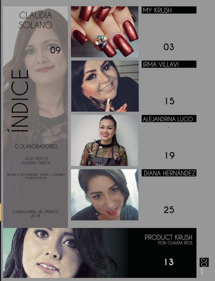 Nail Krush E-zine - NAIL KRUSH #4 - CLAUDIA SOLANO - Page 4-5 - Created  with Publitas.com