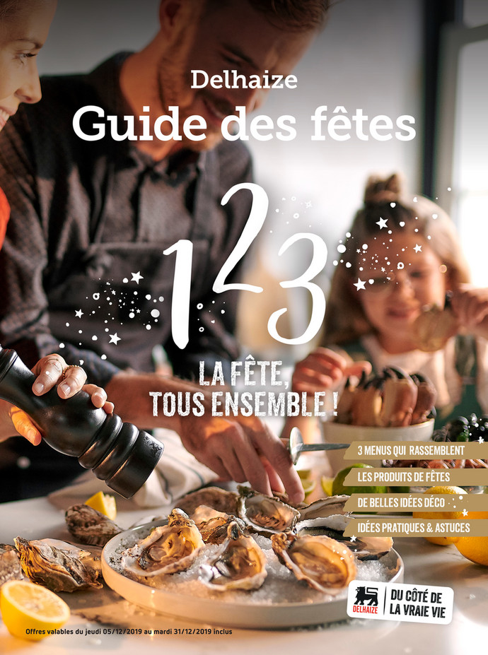 Folder Delhaize du 04/12/2019 au 31/12/2019 - Guide des fêtes