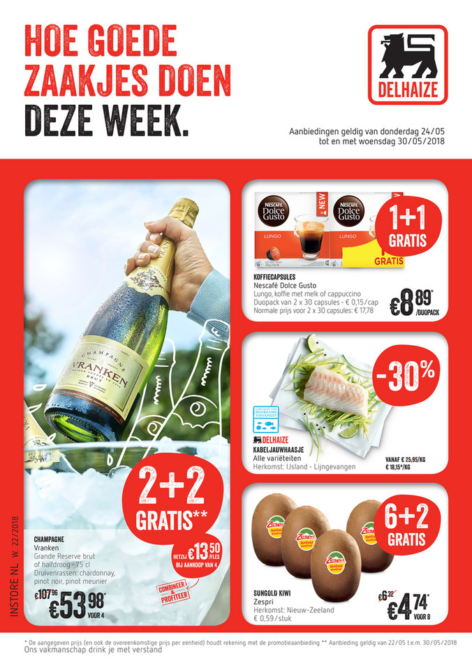 Delhaize folder van 24/05/2018 tot 30/05/2018 - delhaize-belgium-nl-2018-w22-nl.pdf